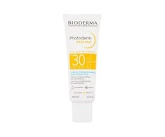 BIODERMA PHOTODERM AKN MAT, apsauginis kremas nuo saulės mišriai riebiai bei į aknę linkusiai odai, SPF30, 40 ml