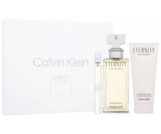 Calvin Klein Eternity rinkinys moterims (EDP, 100 ml + kūno losjonas, 100 ml + EDP, 10 ml)
