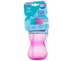 Canpolbabies Canpol Babies gertuvė su šiaudeliu 12 mėn+ 370 ml 56/113, rožinė