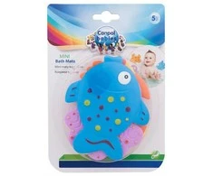 CANPOL BABIES neslystantys mini kilimėliai į vonią 5vnt Colorful Ocean 12x10cm 80/003