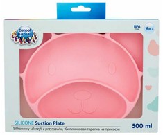 CANPOL BABIES silikoninė lėkštė su skyreliais BEAR, 51/401_pin
