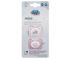 Canpolbabies CANPOL 23/910 Simetriškas silikoninis čiulptukas 0-2 m Mini rožinis