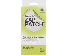 Carbon Theory Anglies teorija Supaciliniai spuogų pleistrai. Zap Patch (Salicilo rūgšties dėmių pleistrai) 20 vnt