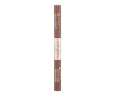 Clarins Brow Duo Defining &amp; Long Lasting Eyebrow Pieštukas Eyebrow Kreminis Pieštukas &amp; Gel 2-In-1 02 Auburn 2.8 g