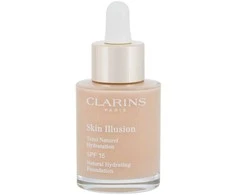 „Clarins Skin Illusion“ natūralus drėkinamasis makiažo pagrindas SPF15 108.3 organza, 30 ml