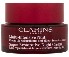 Clarins Super atkuriamasis naktinis kremas labai sausai odai