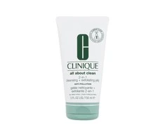 Clinique All About Clean 2-IN-1 valomasis + šveičiamasis želė valomasis gelis