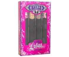 Cuba Latina EDT rinkinys moterims (EDT Cactus 35 ml + EDT Maya 35 ml + EDT Carnaval 35 ml + EDT Copacabana 35 ml)