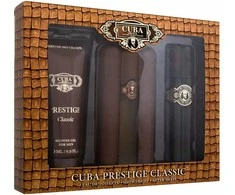 Cuba Prestige rinkinys vyrams (EDT, 90 ml + dušo želė, 200 ml + vanduo po skutimosi, 100 ml)