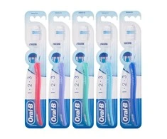 Oral-B 1-2-3 Indikatorius Dantų šepetėlis Unisex, 1 pc