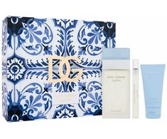 Kvepalų rinkinys moterims Dolce &amp; Gabbana Light Blue (EDT, 100 ml + kūno kremas 50 ml + EDT 10 ml)