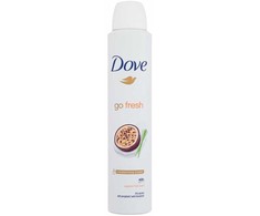 Dove Go Fresh Passion Fruit y Lemon Grass Desodorante Purškiklis purškiamas dezodorantas moterims 200ml
