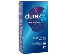 Durex Classic Prezervatyvai, 12 vnt.