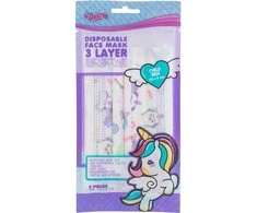 Eau My Unicorn Eau My Unicorn Face Mask and Respirator vaikams, 3 pc