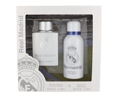 2 dalių rinkinys vyrams Real Madrid Eau De Toilette Purškiklis, 100ml