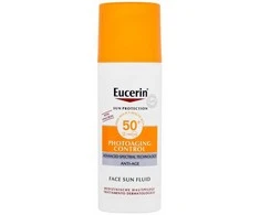 Eucerin Apsauga nuo saulės Photoaging Control Sun Fluid SPF 50+ apsauginis veido fluidas nuo saulės ir fotosenėjimo, 50 ml