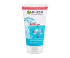 Garnier Pure Active 3in1 Clay Cleansing kreminis unisex, 150 ml