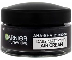 Garnier Grynas aktyvus AHA + BHA aktyvuotas anglis Dieninis matinį atspalvį suteikiantis kreminis kreminis
