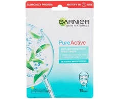 Garnier Pure Active Anti-Imperfection veido kaukė unisex, 1 vnt