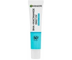 Garnier Grynas aktyvus BHA + niacinamidas Dieninis UV odos defektų šalinantis fluidas Kreminis