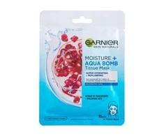 Garnier Skin Naturals Moisture + Aqua Bomb veido kaukė moterims, 1 vnt