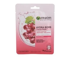 Garnier Skin Naturals Hydra Bomb Natural Origin vynuogių sėklų ekstrakto veido kaukė moterims, 1 vnt.