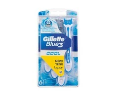 Gillette Blue3 Cool Razor peiliukai, 6 vnt.