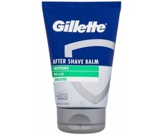 Gillette Sensitive After Shave Balm Balzamas po skutimosi vyrams, 100 ml