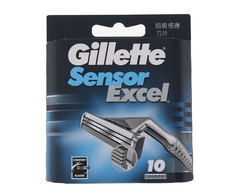 Gillette Sensor Excel skustuvo galvutės, 10 vnt.