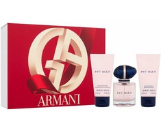 Giorgio Armani My Way rinkinys moterims (EDP, 50 ml + dušo želė, 50 ml + kūno losjonas, 50 ml)