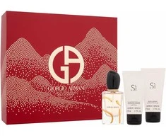 Rinkinys moterims Giorgio Armani Si (EDP, 50 ml + kūno loslonas, 50 ml, dušo želė, 50 ml)