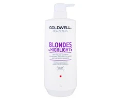 Šviesintų plaukų šampūnas Goldwell Blondes&amp;Highlights Anti-Geltona Šampūnas 1000ml
