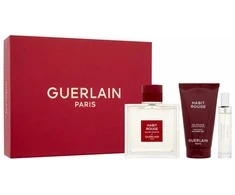 Guerlain Habit Rouge EDT rinkinys vyrams (EDT 100 ml + EDT 10 ml + Dušo želė 75 ml)