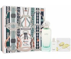 Hermes Un Jardin Sur Le Nil EDT rinkinys Unisex (EDT 100 ml + EDT 7,5 ml + parfumuotas muilas 50 g)