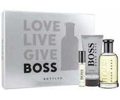 Hugo Boss BOSS Bottled rinkinys vyrams (EDT, 100 ml + EDT, 10 ml + dušo želė, 100 ml)