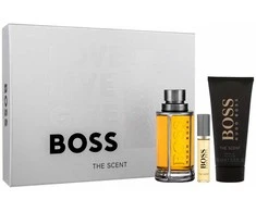 HUGO BOSS BOSS The Scent rinkinys vyrams (EDT, 100 ml + EDT, 10 ml + dušo želė, 100 ml)