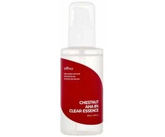 Isntree Chestnut AHA 8% Clear Essence šveičiamoji veido esencija, 100 ml