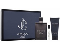 Jimmy Choo Jimmy Choo Man Intense rinkinys vyrams (EDT, 100 ml + EDT, 7,5 ml + dušo želė, 100 ml)
