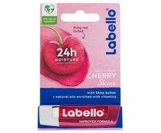 Labello Cherry Shine 24h Moisture Lūpų balzamas Lūpų balzamas moterims, 4,8 g