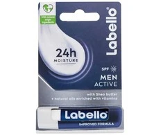 Labello Men Active 24h Moisture Lūpų balzamas Lūpų balzamas vyrams, 4,8 g