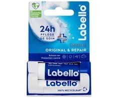 Labello Original + Med Repair Lūpų balzamas unisex, 4,8 g