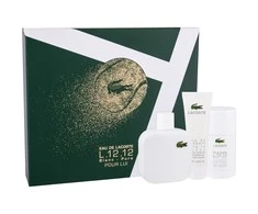 Lacoste Eau de Lacoste L.12.12 Blanc for Men (Rinkinys Vyrams) EDT 100ml + 50ml Dušo želė + 75ml Rutulinis dezodorantas