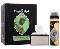 Lattafa Sheikh Al Shuyukh rinkinys unisex (EDP, 50 ml + dezodorantas, 75 ml)