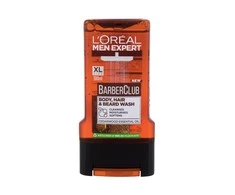 L'Oréal Paris Men Expert Barber Club Body, Hair &amp; Beard Wash Dušo želė vyrams, 300 ml