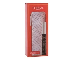 Set L'Oreal Paris: Textile Makeup Bag Kreminis + Voluminous X5 Volumizing Blakstienų tušas Extra Juodas 7.5 ml