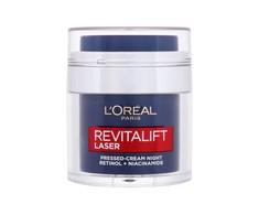 L'Oréal Paris Revitalift lazerinis Pressed-Kreminis Night Night Skin Kreminis moterims, 50 ml