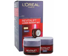 Set L'Oreal Paris: Revitalift lazerinis Renew, Hyaluronic Acid, Anti-Ageing, Day, Kreminis, For Face, 50 ml + Revitalift lazerinis Renew, H