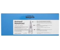 L'oreal Professionnel Aminexil Advanced Ampollas Enriquecidas Con Activos Dermatológicos Para Cabello 42 X, 6 ml