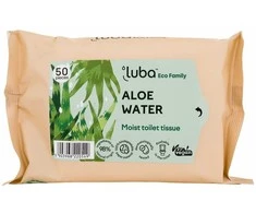 Luba Eco Family šlapias tualetinis popierius su Aloe Vanduo 50 vnt.
