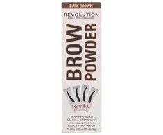 Makeup Revolution London Brow Powder Stamp &amp; Stencil Eyebrow Powder moterims, 0,65 g